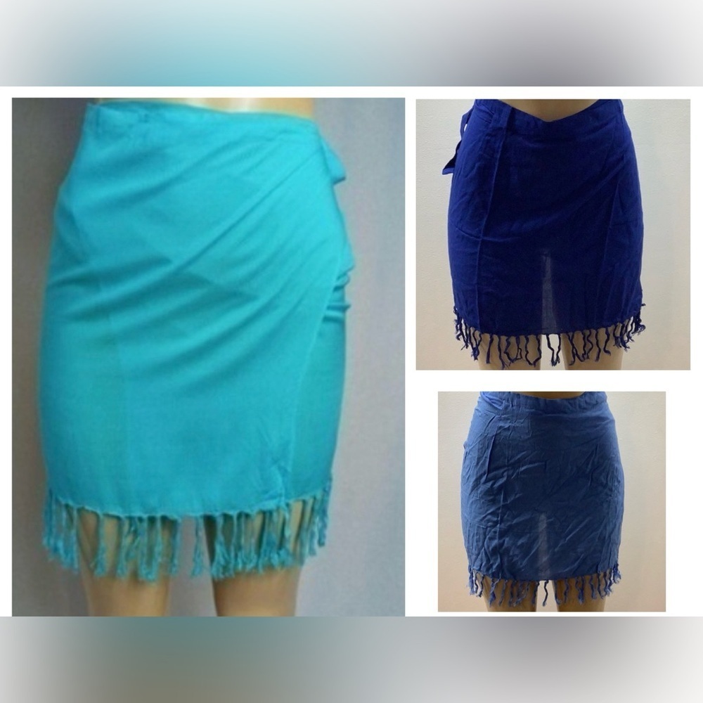 Zuliana 100% rayon sarong skirt size small  bundle made in USA NWT
